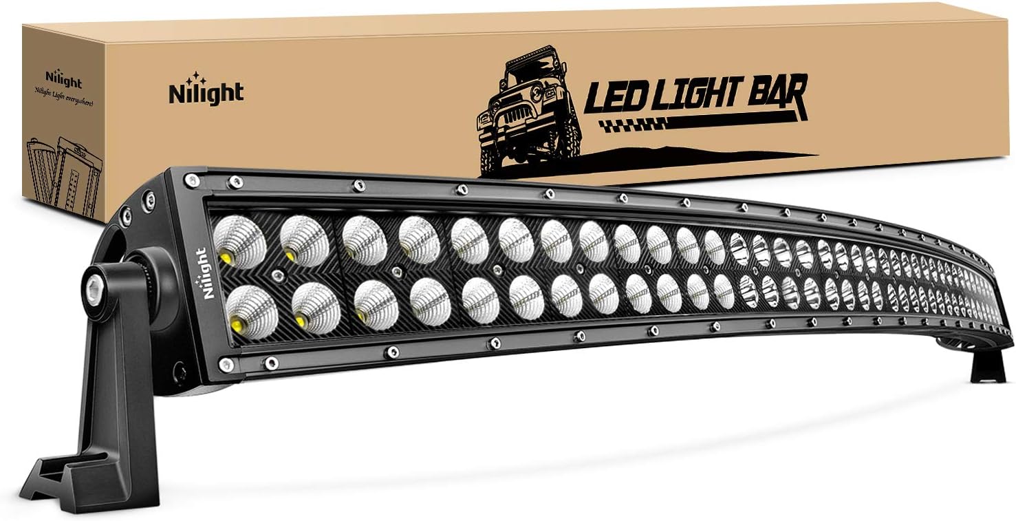 Nilight 71017C-A Curved LED Light Bar
