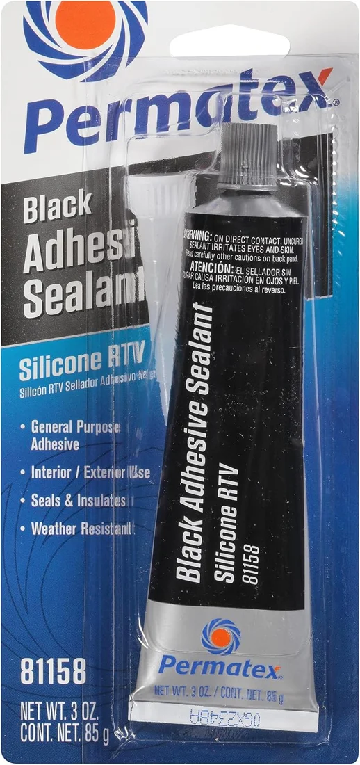 Permatex 81158 Black Silicone Sealant