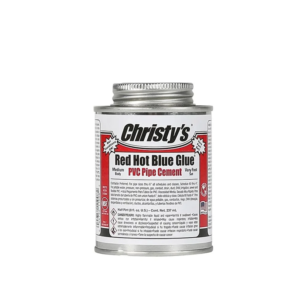 Christy’s Red Hot Blue Glue PVC Cement