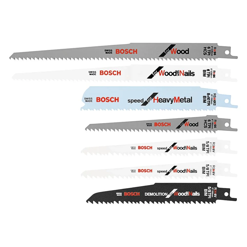 Bosch RAP7PK Reciprocating Saw Blades