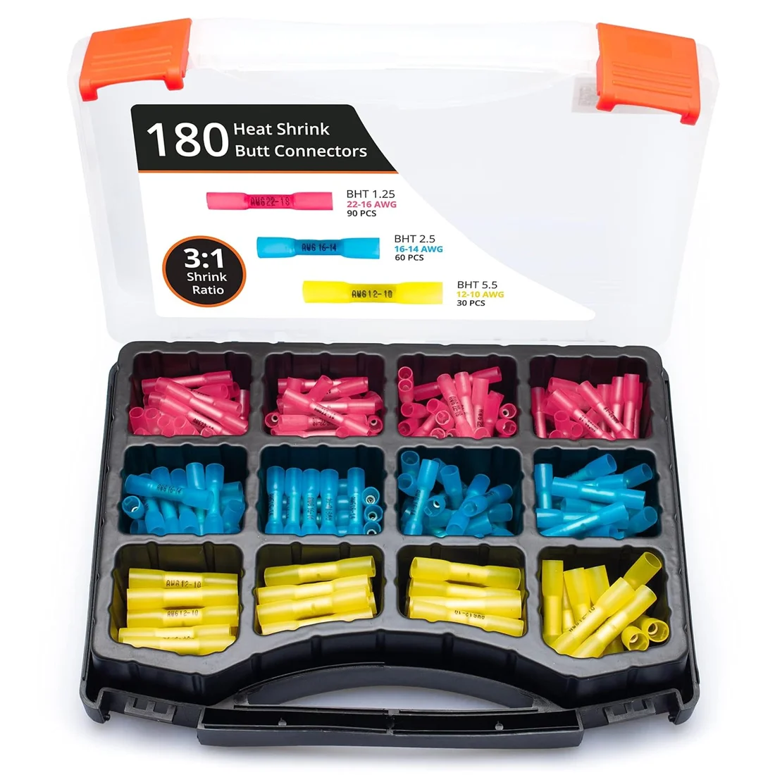 Wirefy Heat-Shrink Butt Connectors