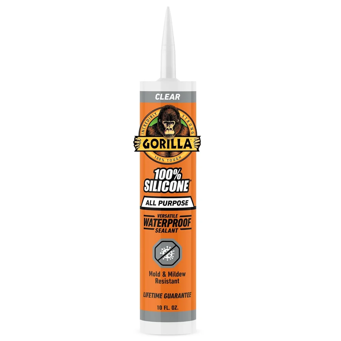 Gorilla Clear Silicone Caulk