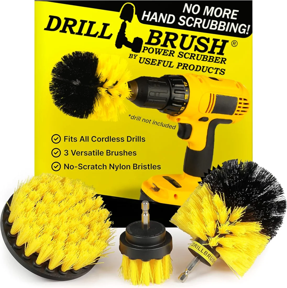 Drillbrush Cleaning Attachment Set