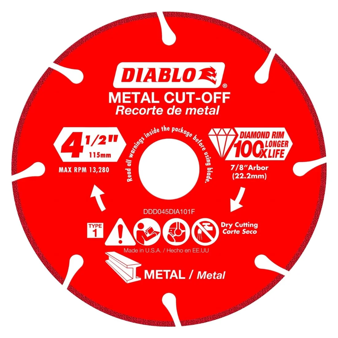 Diablo Diamond Metal Cut-Off Disc