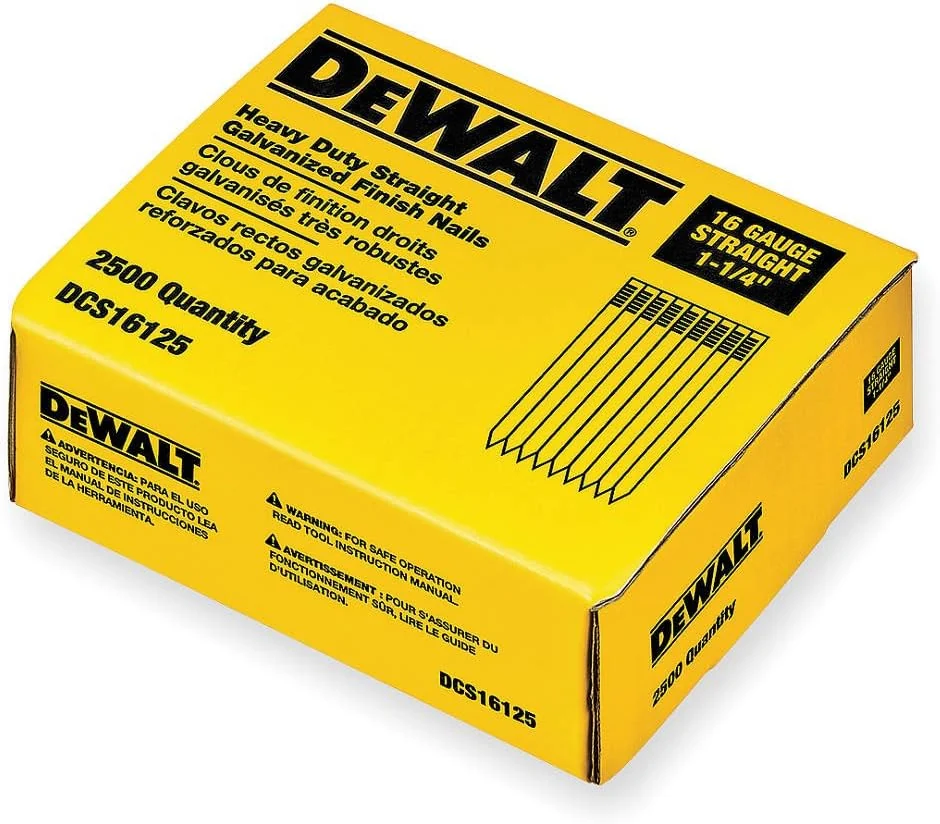 DEWALT DCS16200 Finish Nails