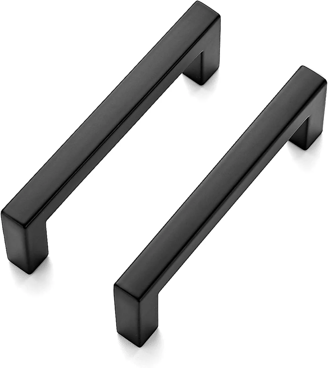 Ravinte Black Square Bar Pulls