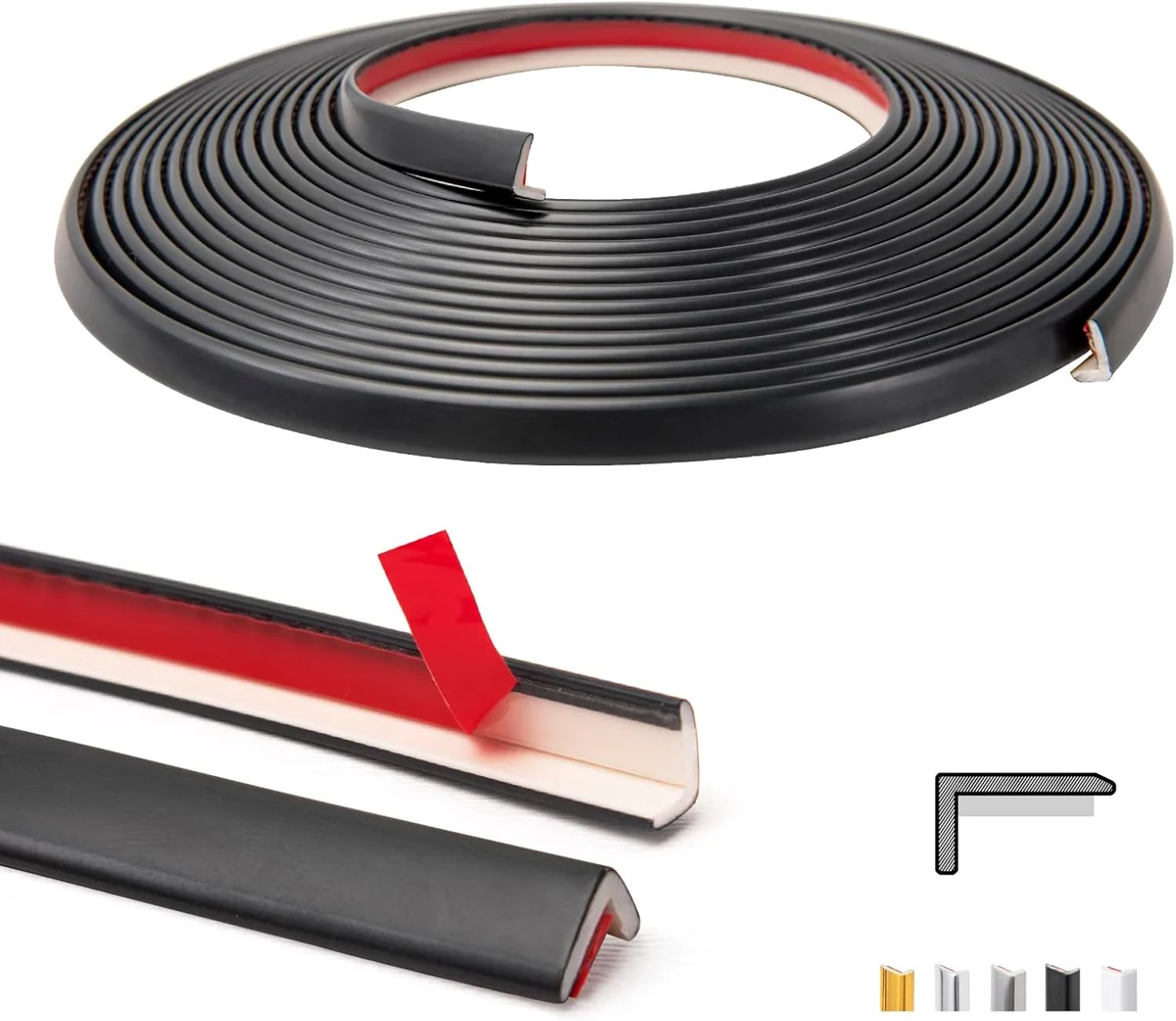 Art3d Black Outside-Corner Trim