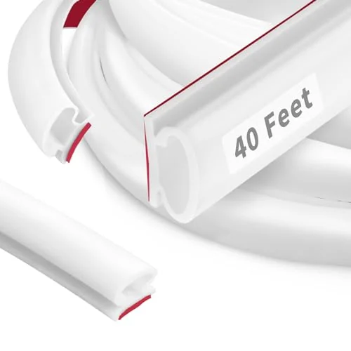 BISOTHAI White D-Profile Seal Strip