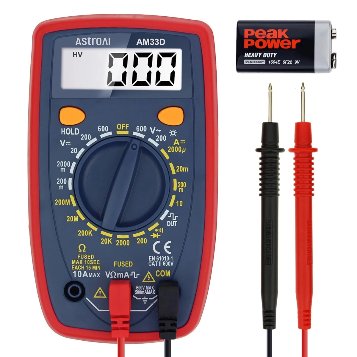 AstroAI 2000-Count Digital Multimeter