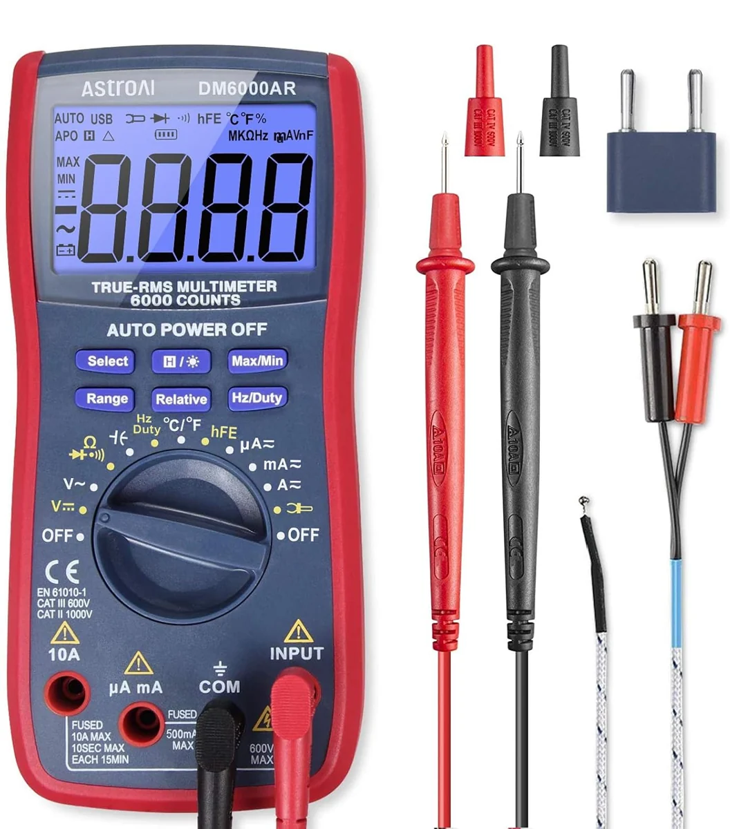 AstroAI 6000-Count Multimeter