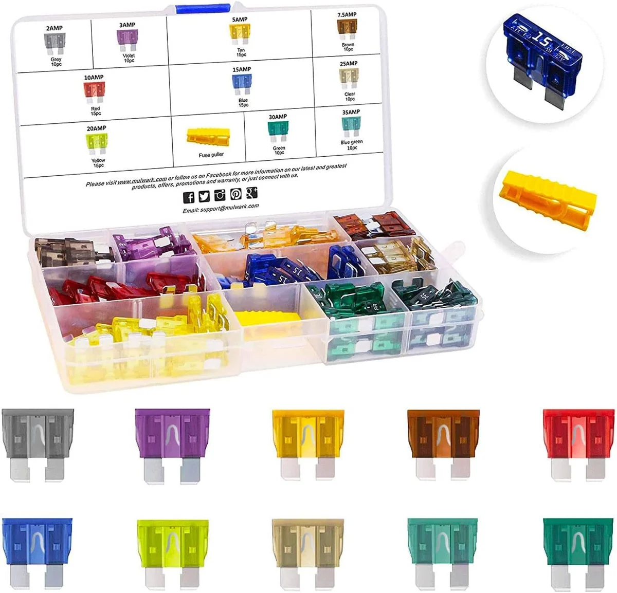 MulWark Standard Blade Fuse Assortment