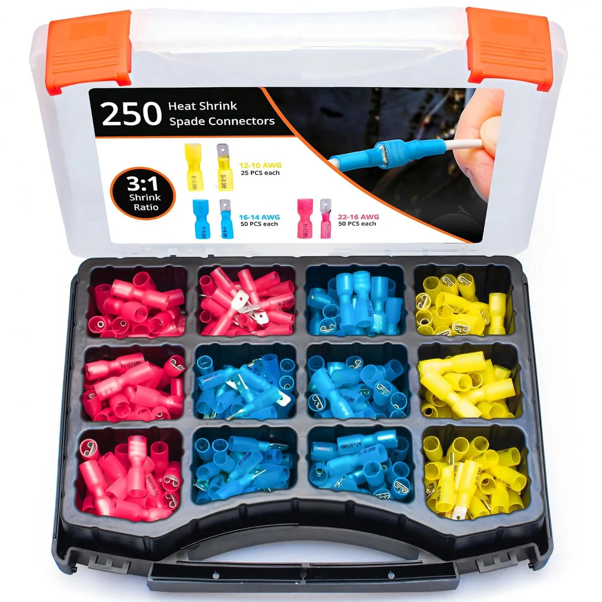 Wirefy Heat-Shrink Spade Terminal Kit