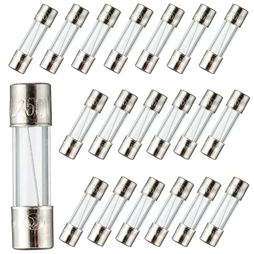 BOJACK One-Amp Glass Cartridge Fuses