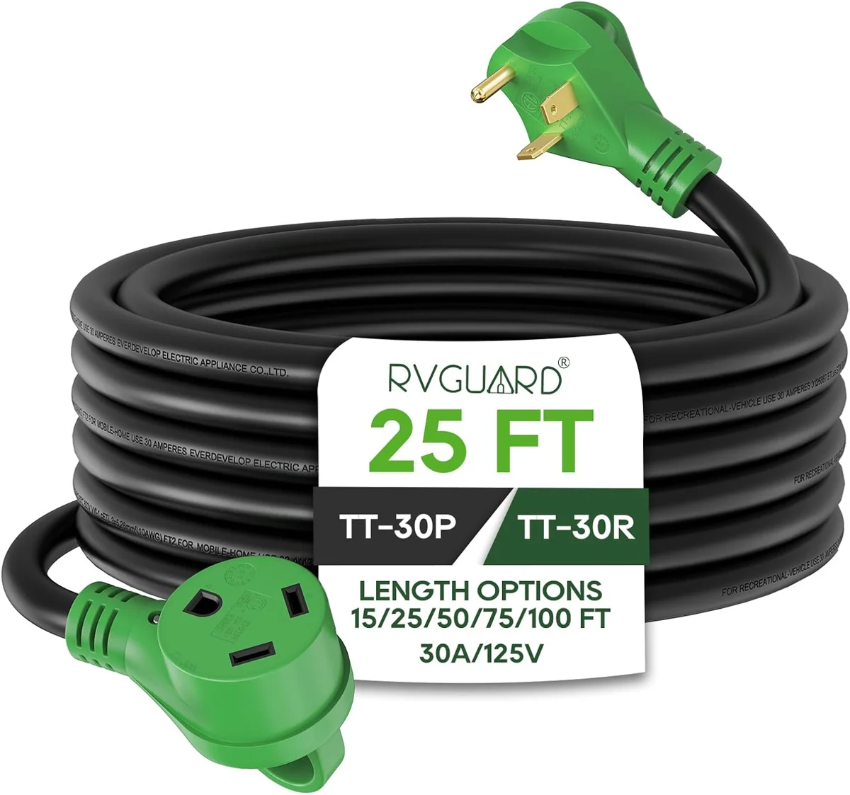 RVGUARD Twenty-Five-Foot RV Extension Cord