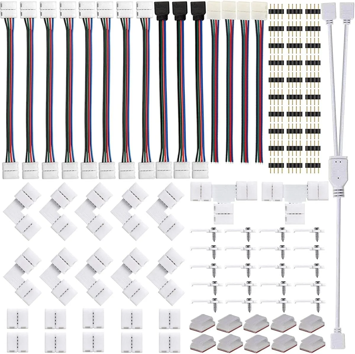 NISICO Four-Pin RGB Strip Connectors