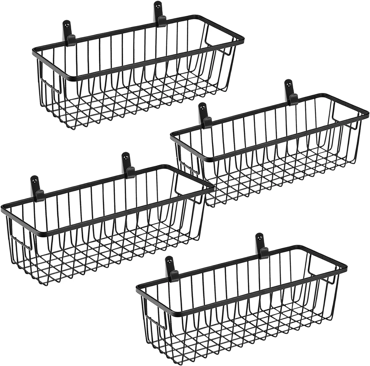 SheeChung Small Wall-Mount Wire Baskets