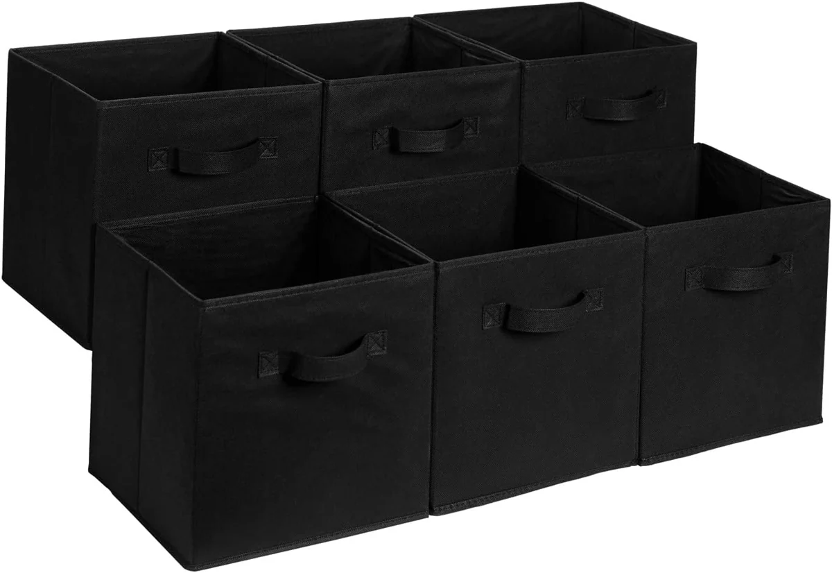 Amazon Basics 13-Inch Fabric Cubes