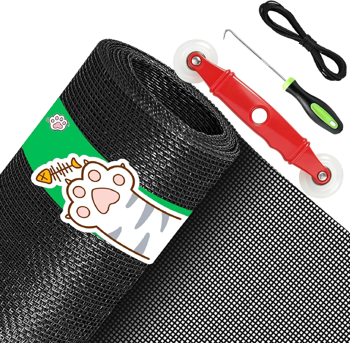 QWR Window Screen Replacement Mesh
