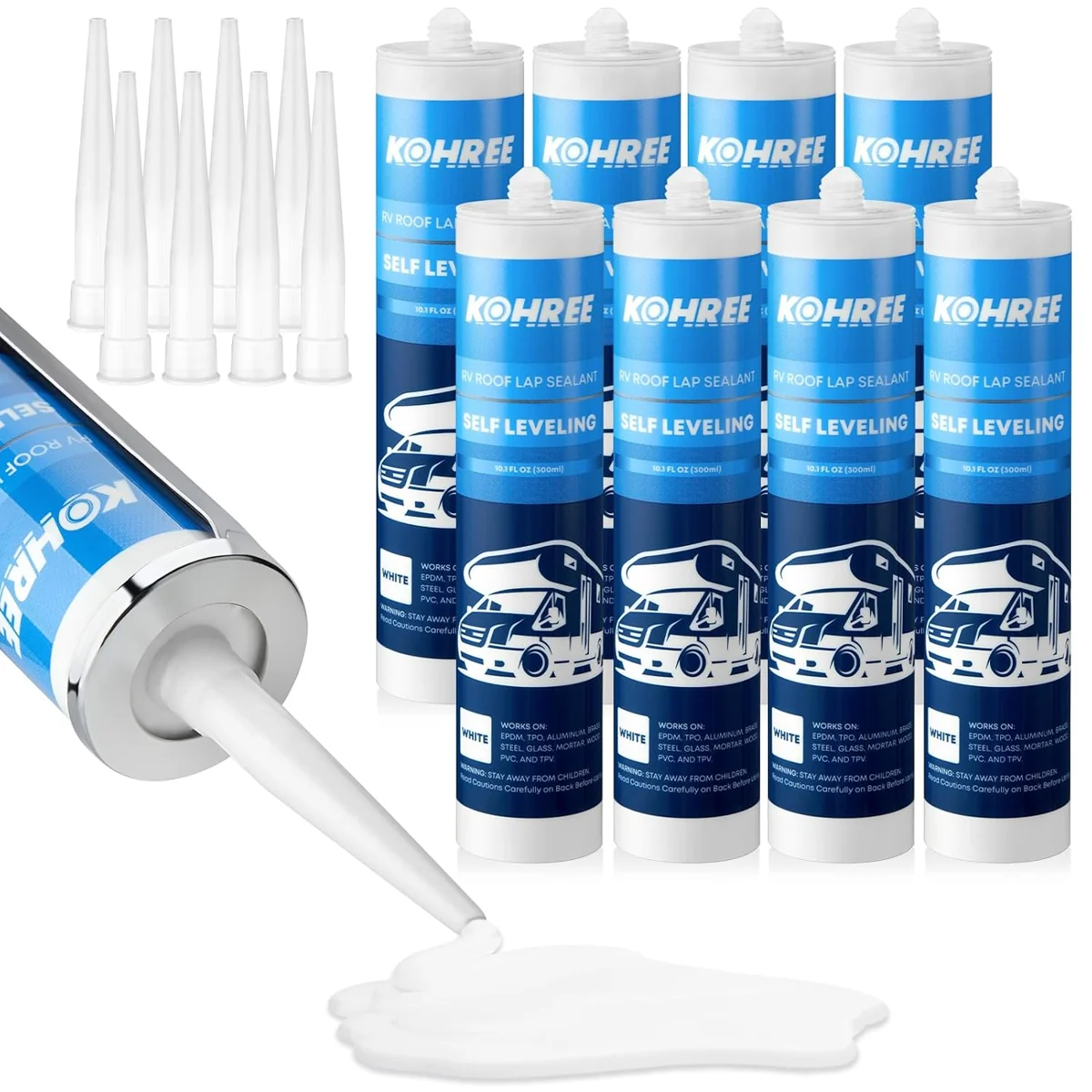 Kohree White RV Lap Sealant