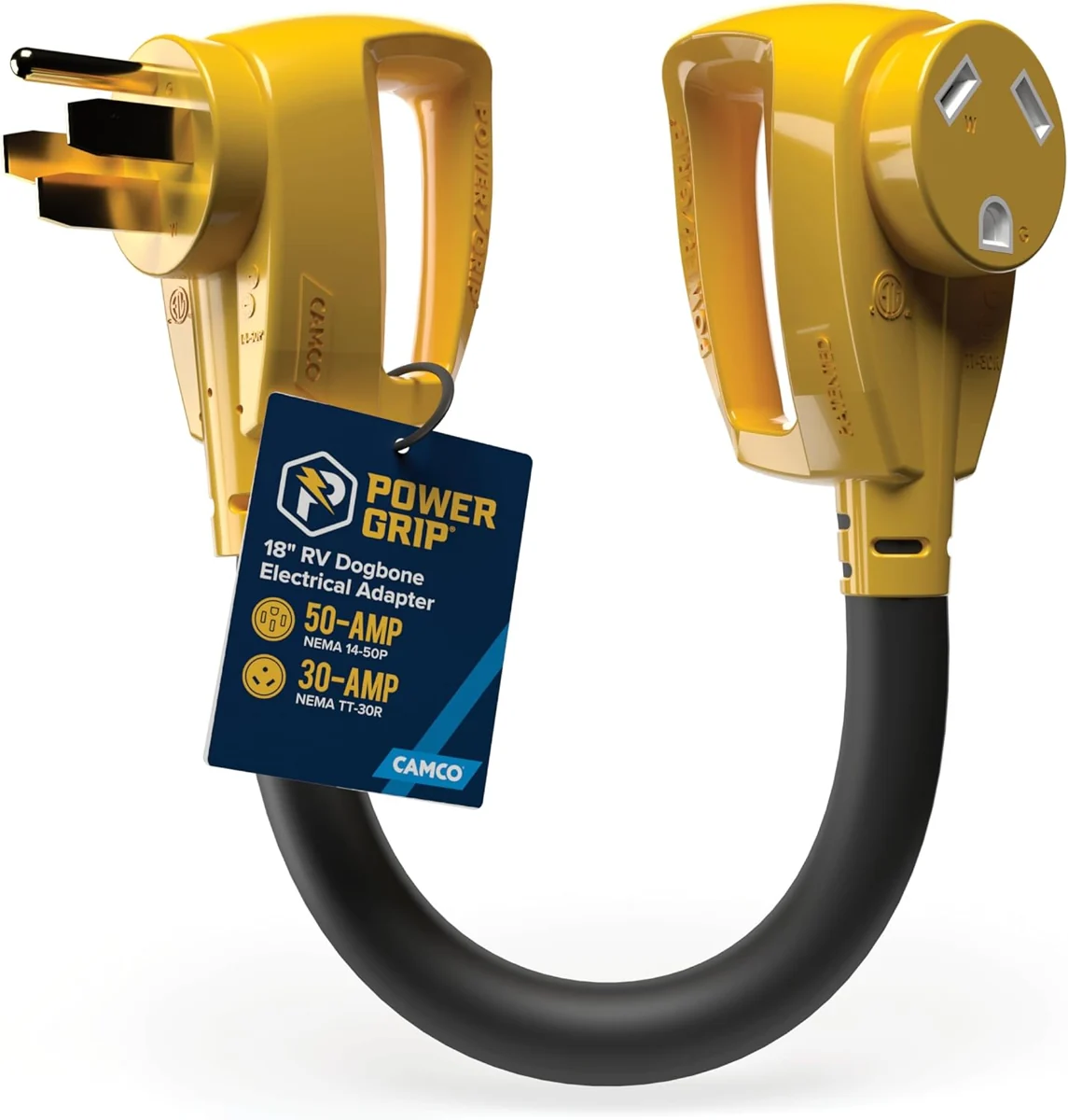 Camco 50A-to-30A PowerGrip Adapter