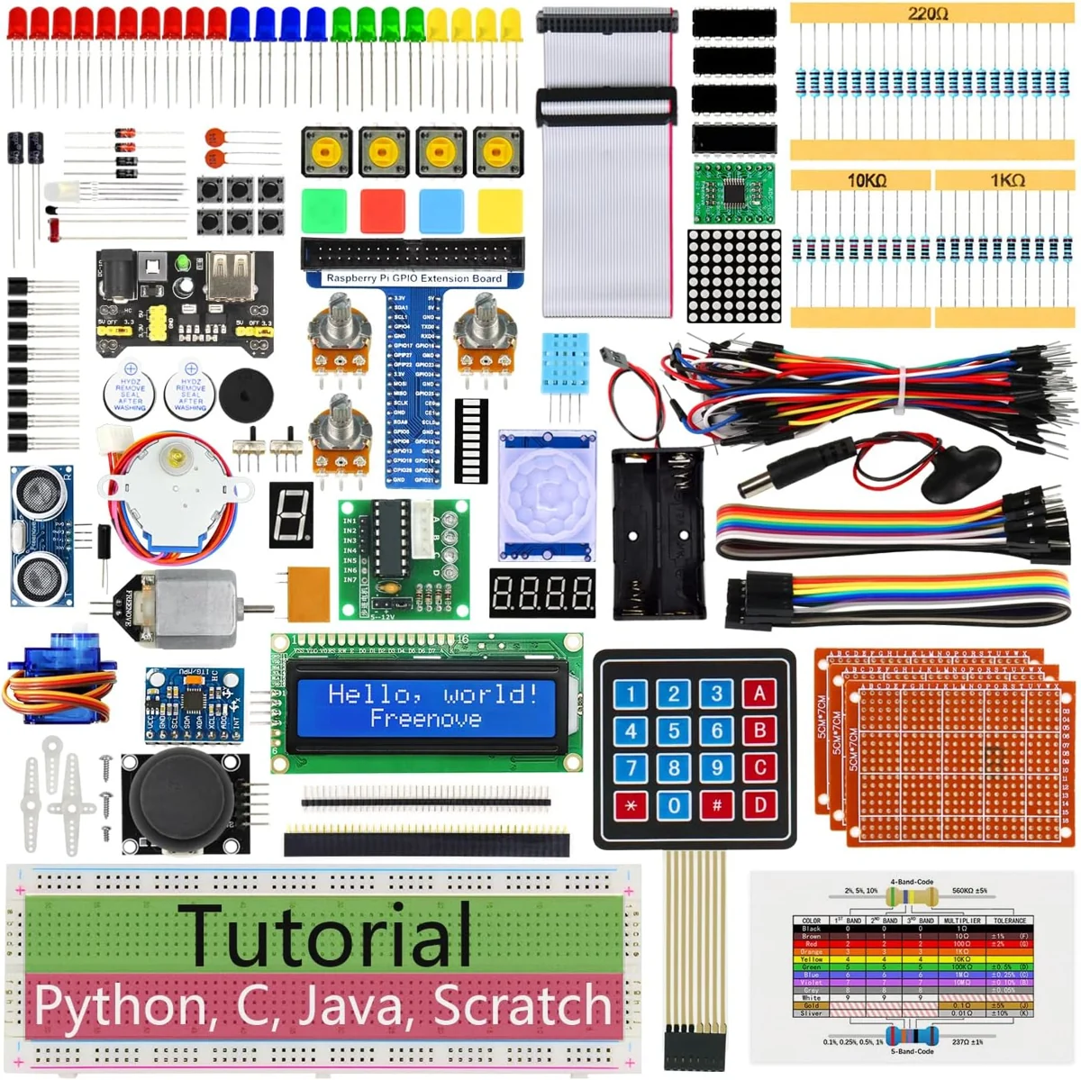 Freenove Ultimate Raspberry Pi Electronics Kit