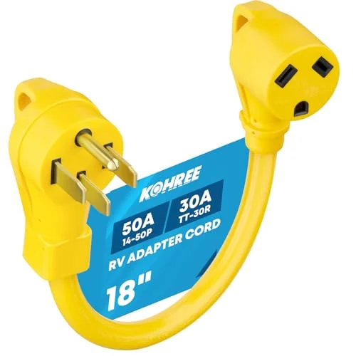 Kohree 50A-to-30A RV Adapter