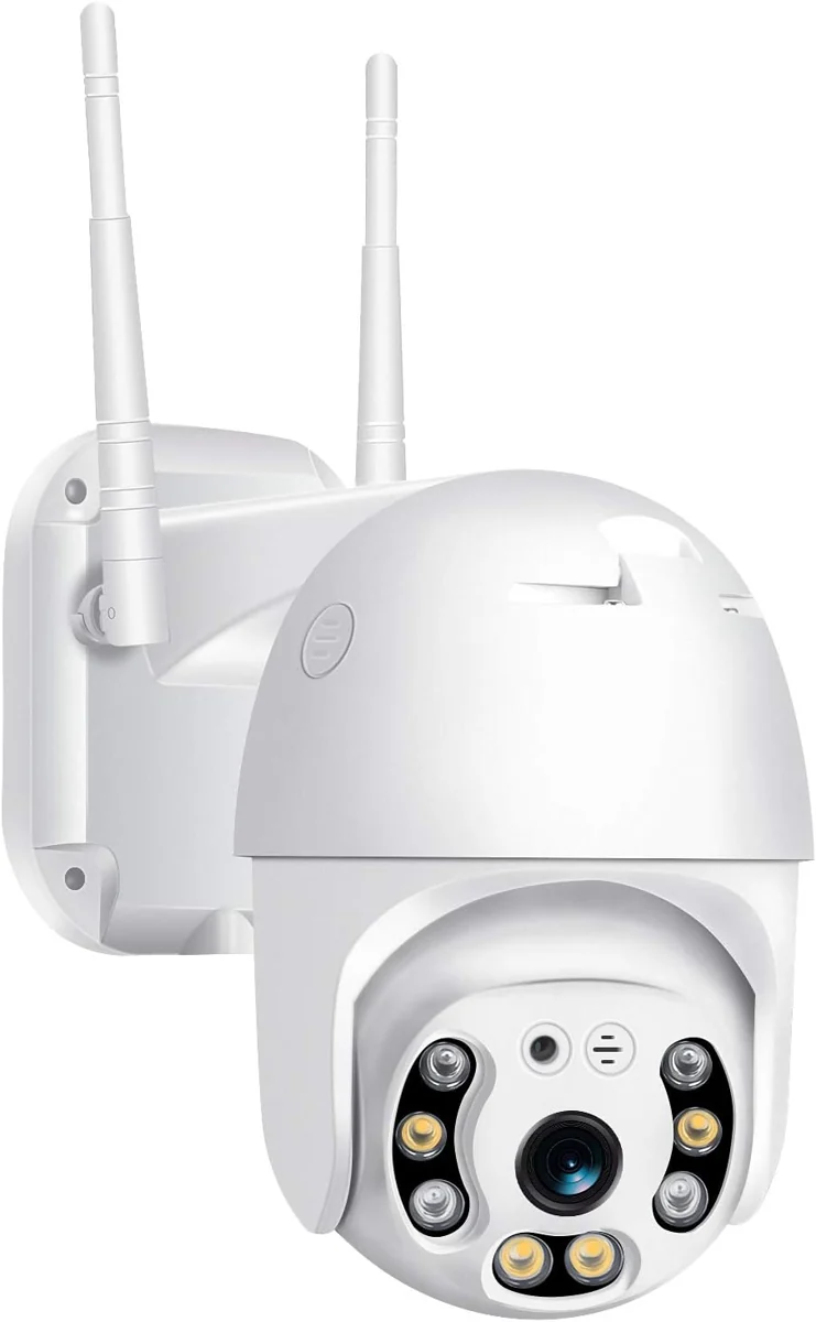 Pan-and-Tilt Outdoor Wi-Fi Camera