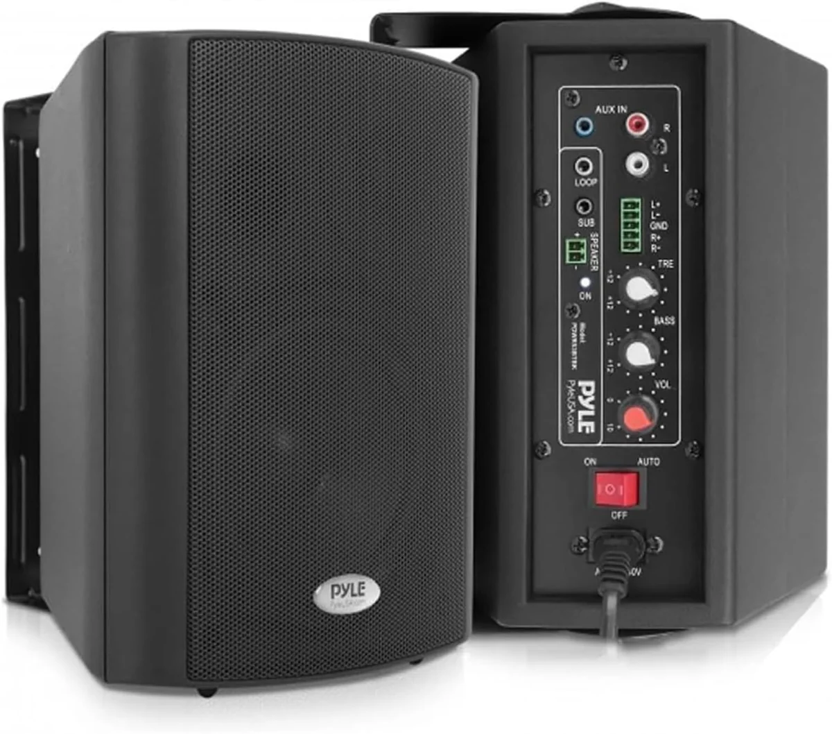 Pyle Wall-Mount Bluetooth Speaker Pair