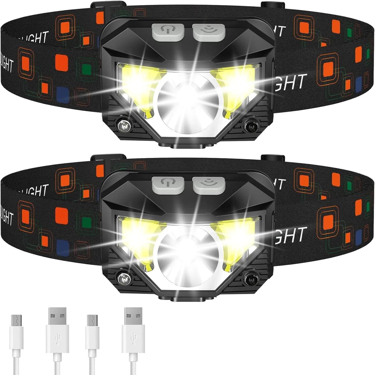 LHKNL Rechargeable Headlamp Pair