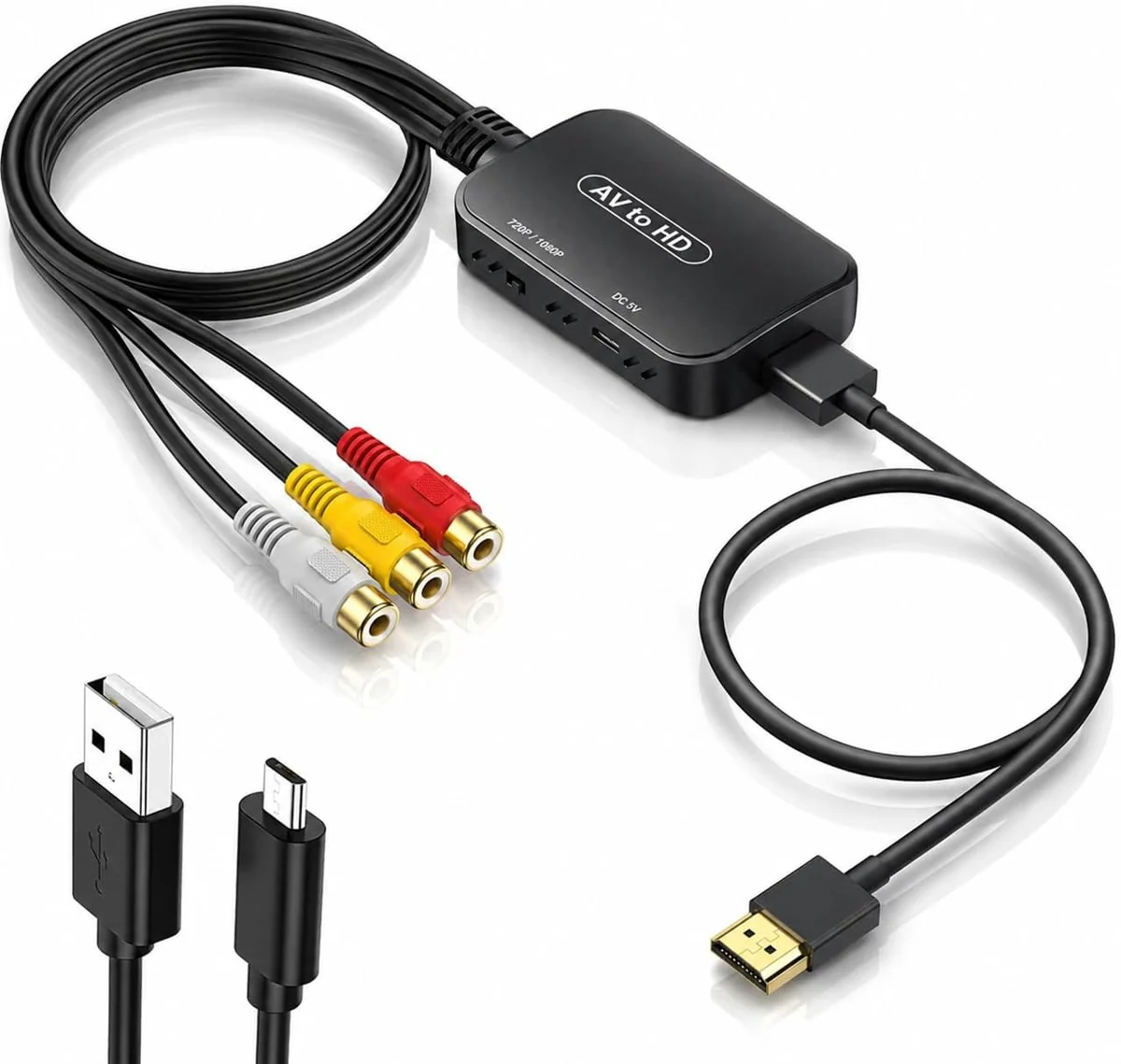 Viagkiki RCA-to-HDMI Converter