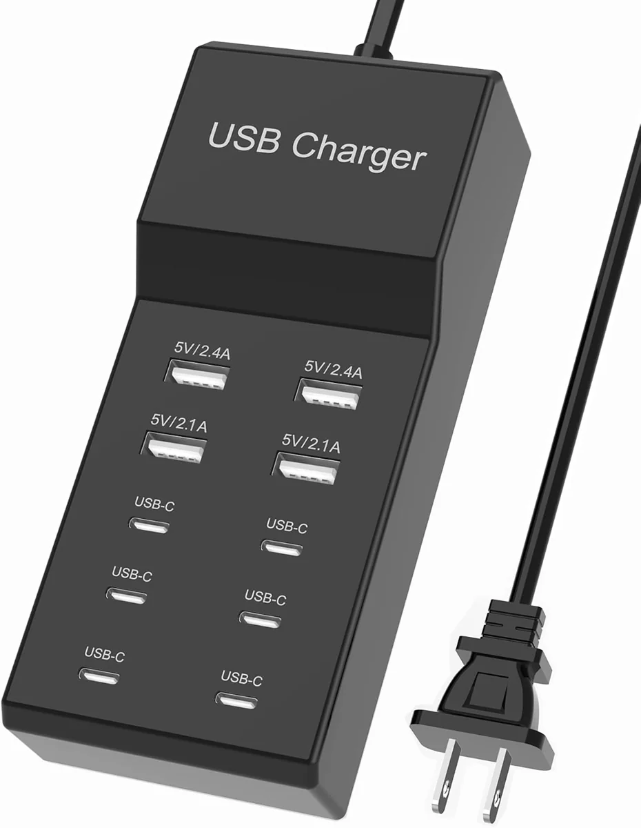 Ten-Port USB Charging Station