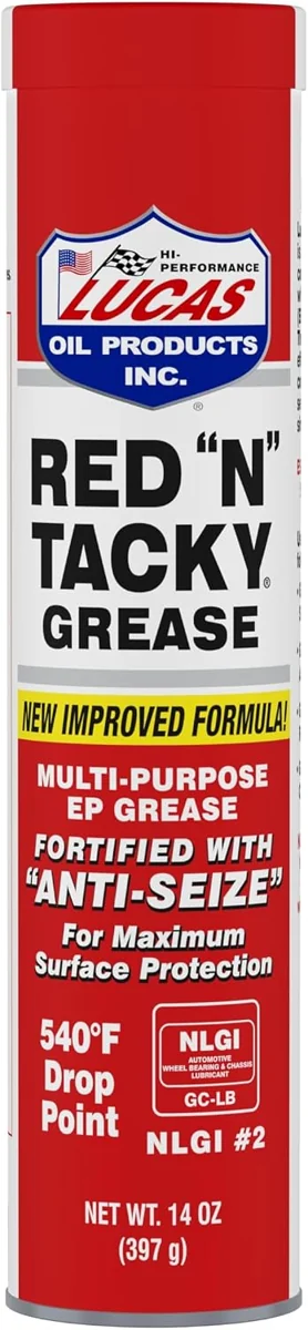 Lucas Red N Tacky Grease Cartridges