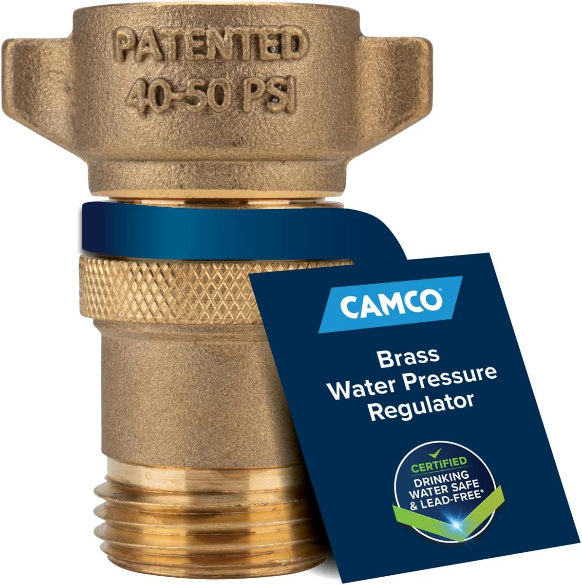 Camco Brass RV Water-Pressure Regulator