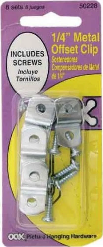 OOK Quarter-Inch Offset Clips