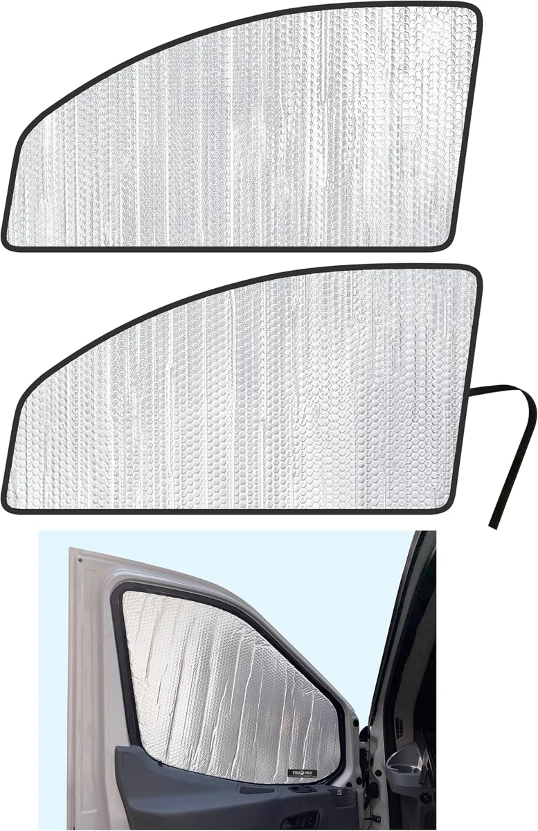 YelloPro Transit Front Side-Window Shades