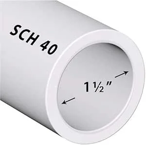 VENTRAL One-and-a-Half-Inch PVC Pipe