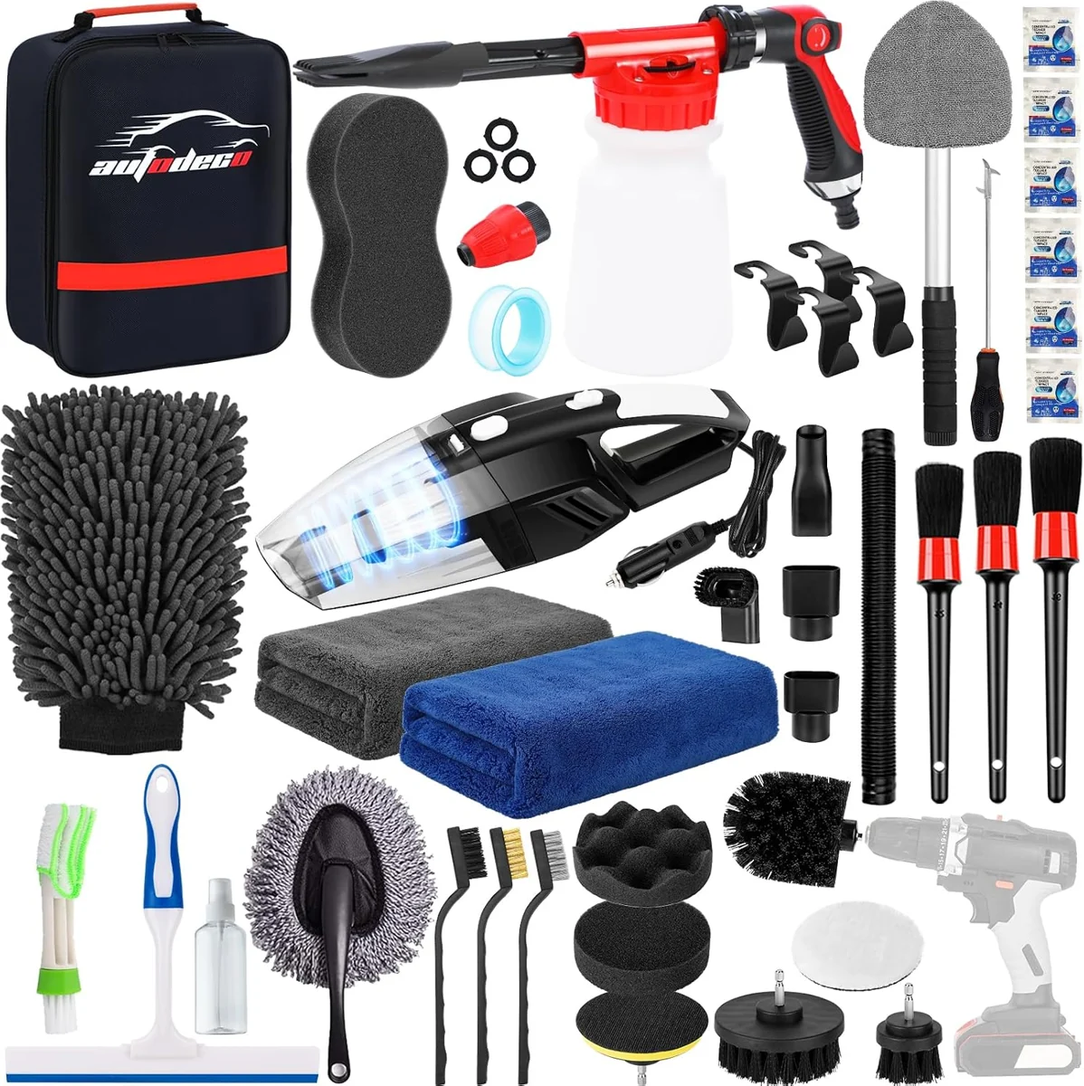 AUTODECO Car-Wash and Detailing Kit