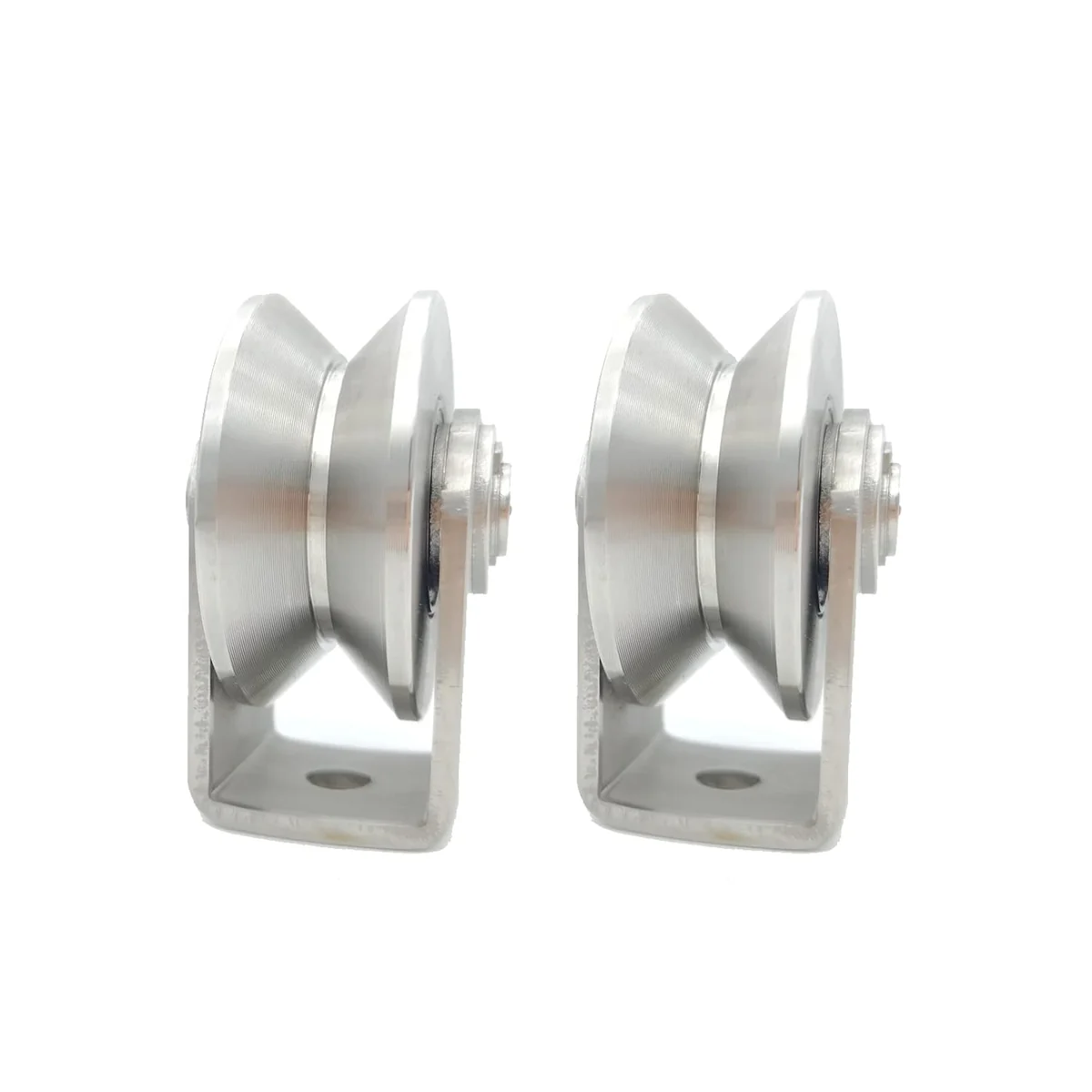 Stainless V-Groove Track Wheel