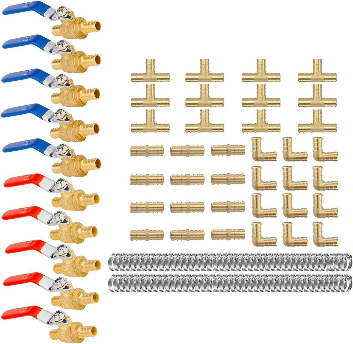 Half-Inch PEX Fitting and Valve Kit