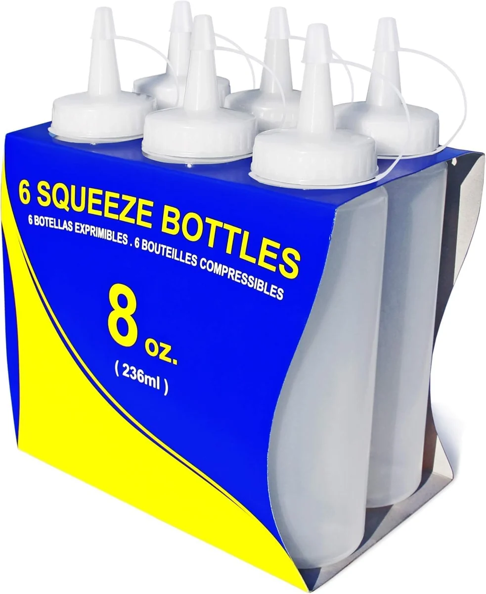 New Star Eight-Ounce Squeeze Bottles