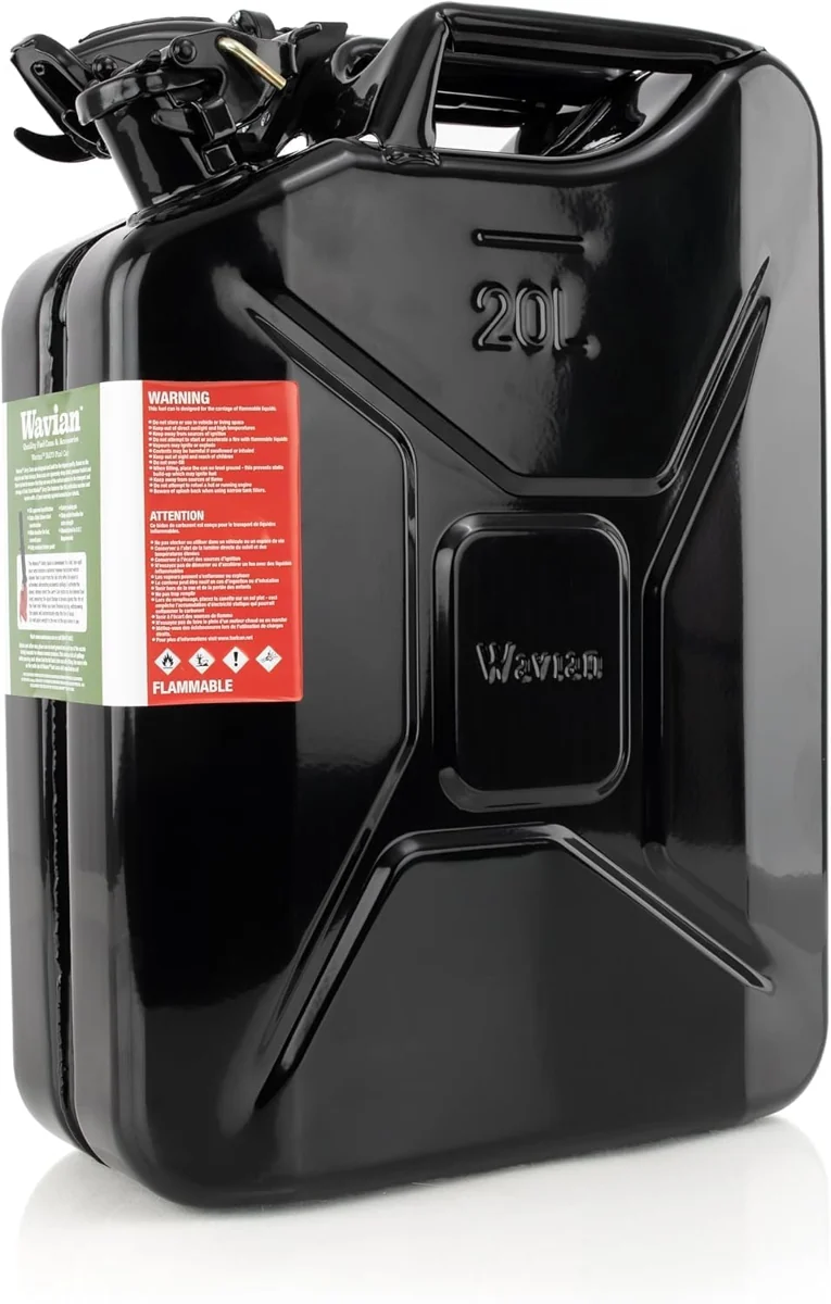 Wavian Twenty-Litre Black Jerry Can
