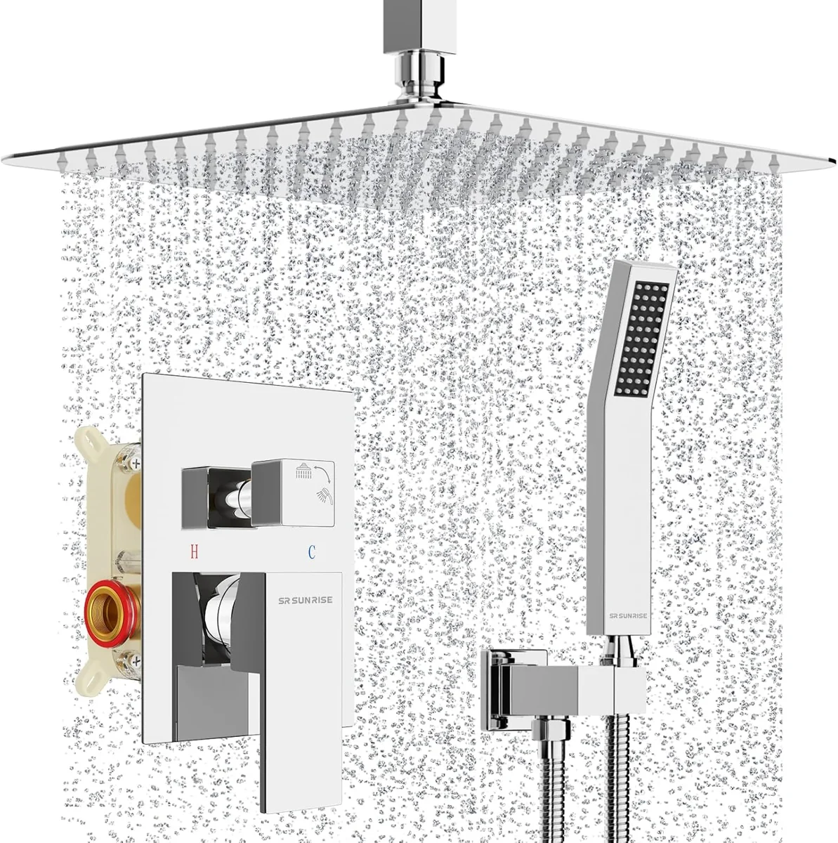 SR SUN RISE Ceiling-Mount Shower Set