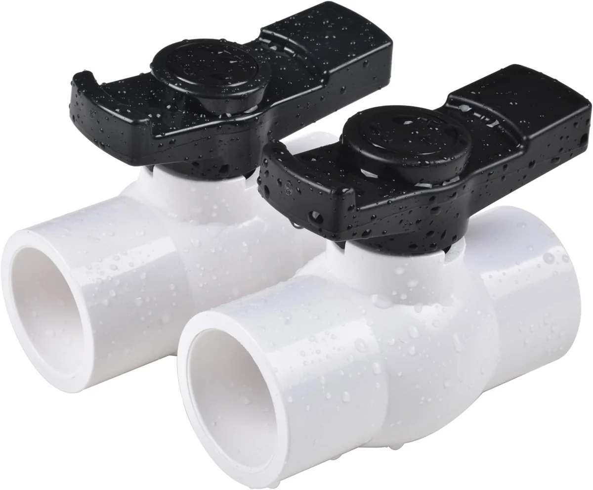 AIPOR One-and-a-Half-Inch PVC Ball Valves