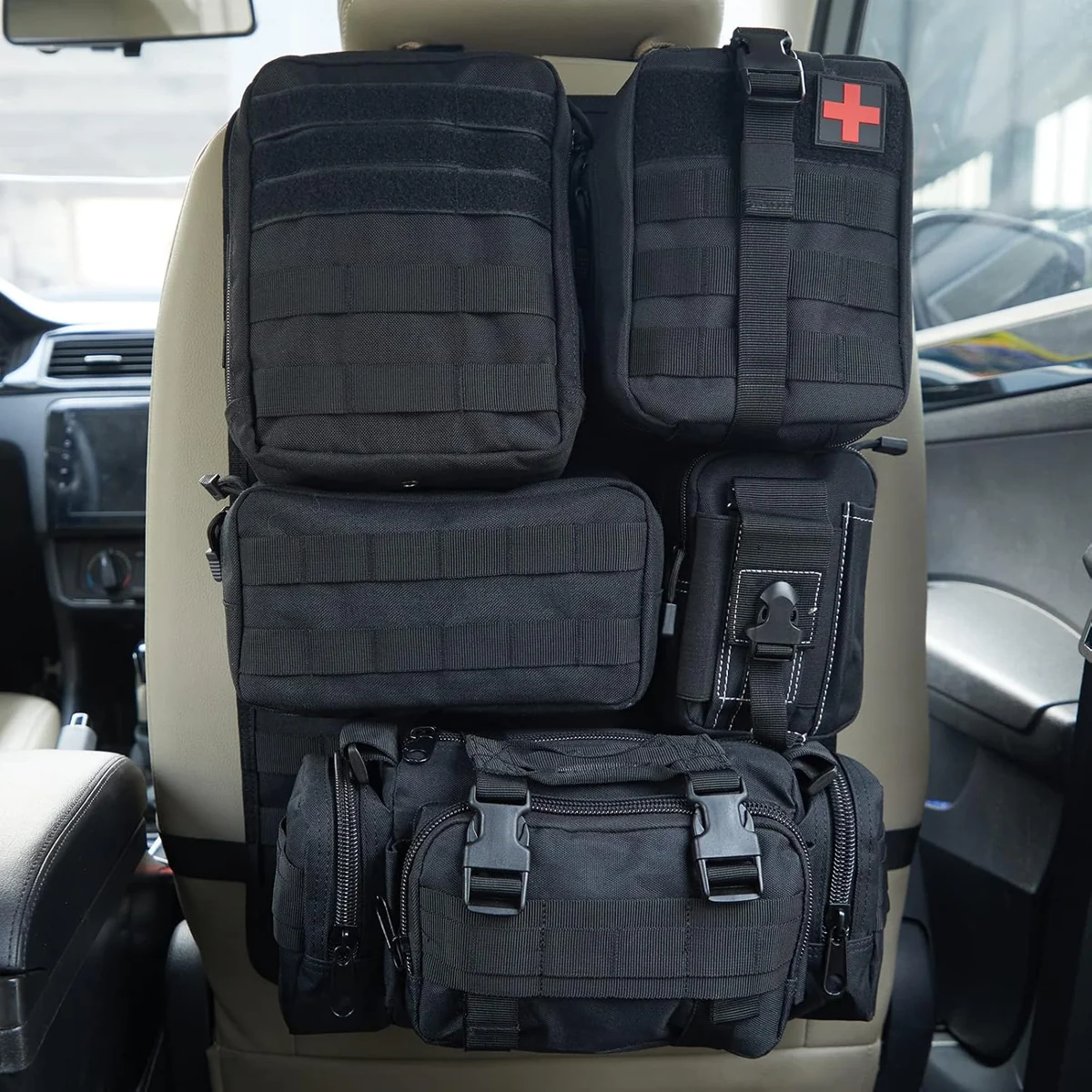 Tactical Fabric Seat-Back Organizer