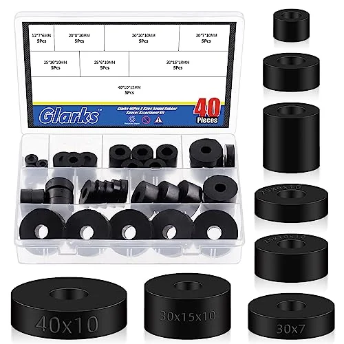 Glarks Rubber Spacer Assortment