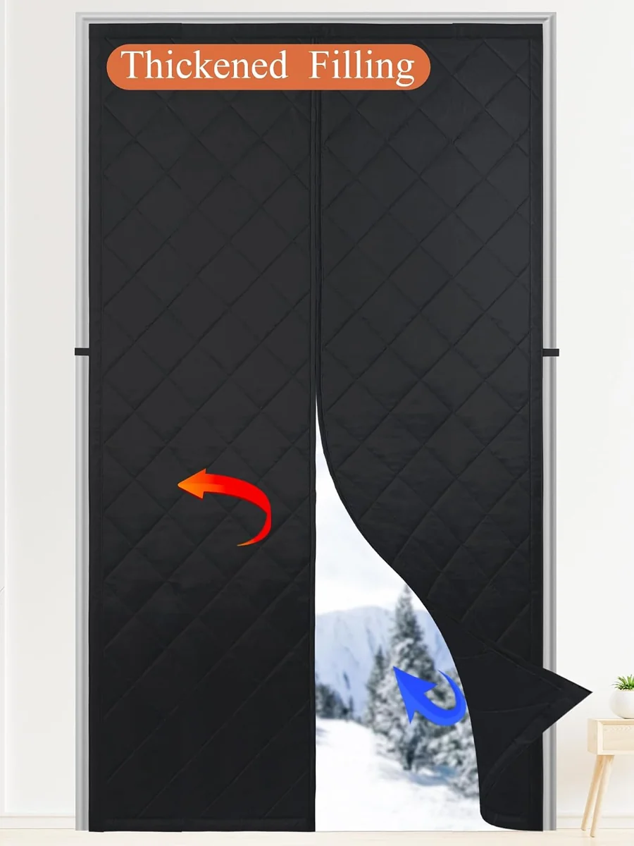 Oxford-Fabric Insulated Door Curtain