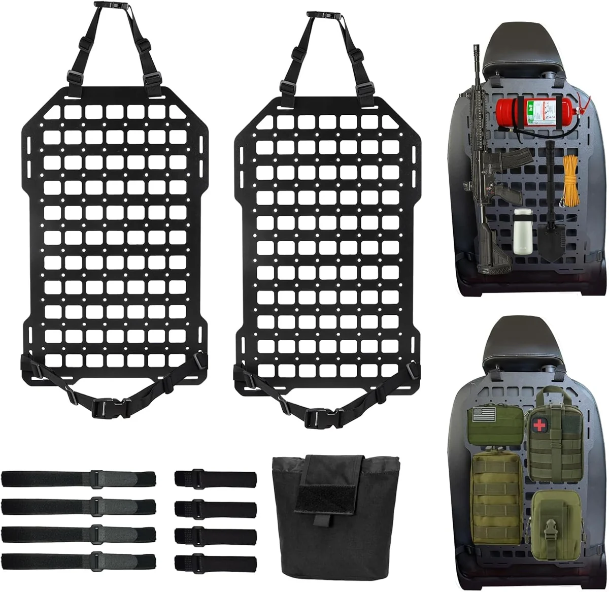 Rigid Seat-Back MOLLE Organizer