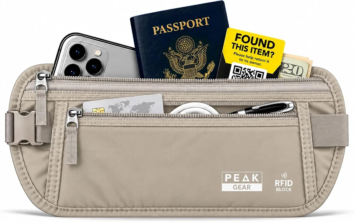 Peak Gear Travel Money Belt