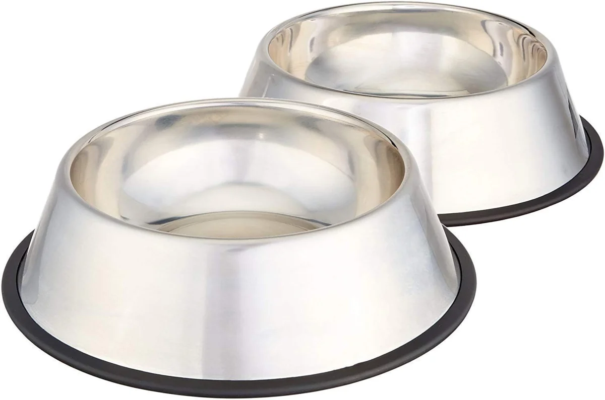 Amazon Basics Stainless Pet Bowls