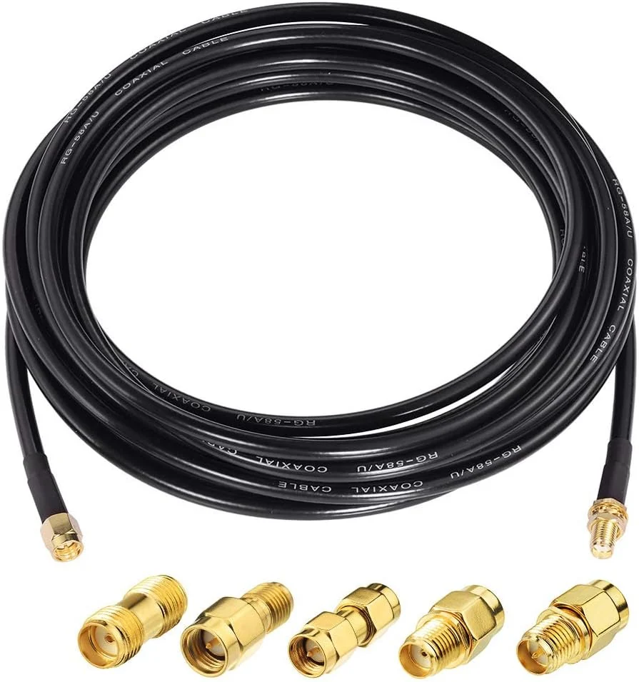 Superbat RG58 Cable and Five-Adapter Kit
